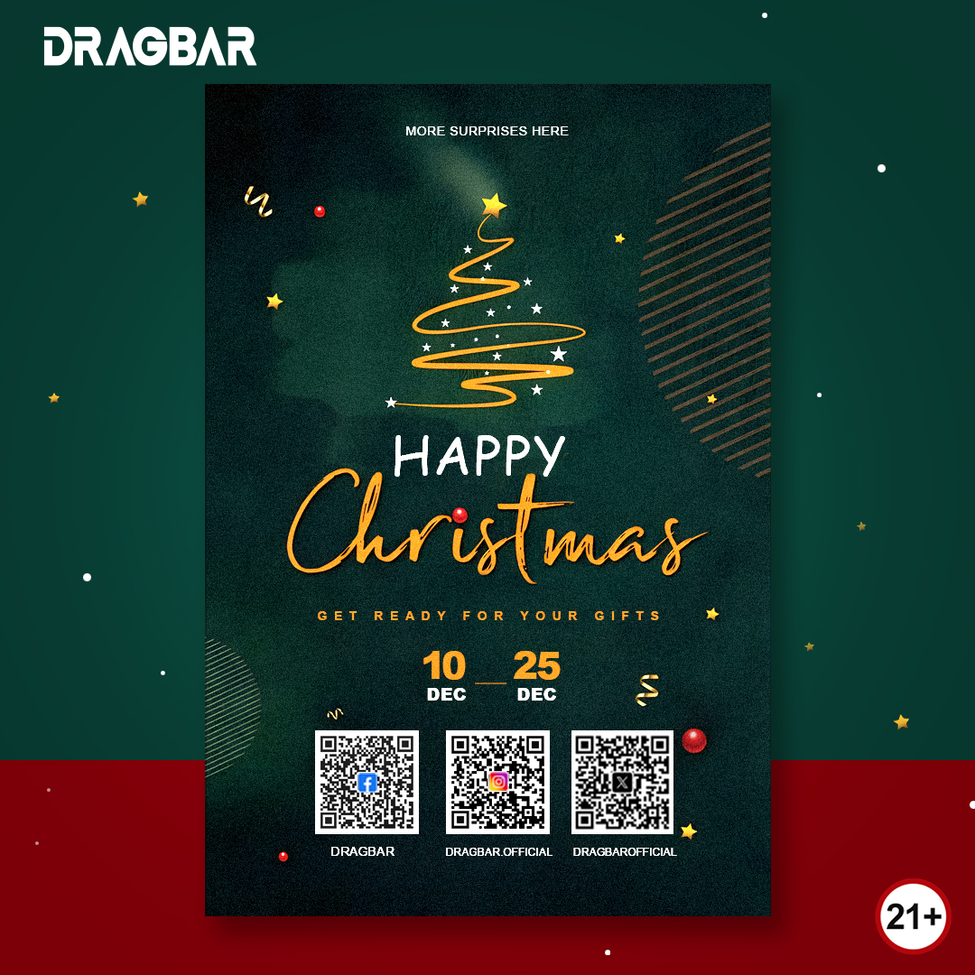 🎄✨Share your DRAGBAR Christmas moments for a chance to win a big prize!✨🎄
For more details, please click on the official DRAGBAR Instagram account👉instagram.com/dragbar.offici…