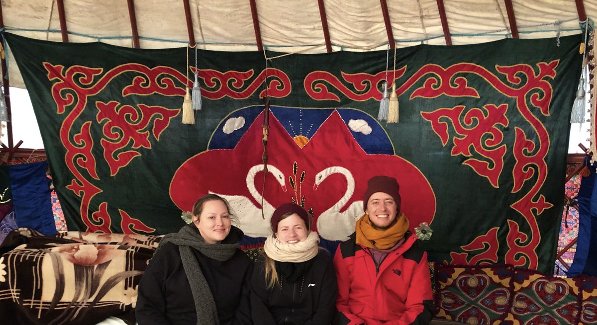 Travel buddies. There’s nothing like them #kyrgyzstan #weareexplorers #songkul #yurt #beautifulplaces #offthebeatenpath #travel #remarkabletravels