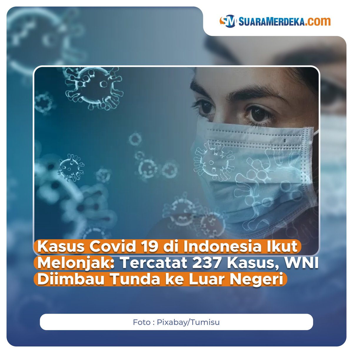 suaramerdeka's tweet photo. Kemenkes mencatat kasus Covid 19 di Indonesia ikut melonjak, Jumat (8/12). Kemenkes menghimbau WNI untuk menunda perjalanan ke luar negeri.
https://t.co/O6XOTrMaXK
#suaramerdeka #suaramerdekacom #promedia #covid #covi̇d19 #melonjak #kemenkes #indonesia https://t.co/nEDlFfXufT