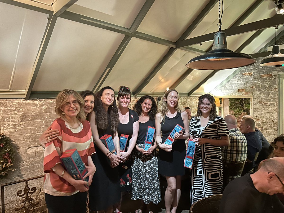 AuFrenchStudies's tweet photo. The ASFS Executive Committee celebrating the work of the @FrenchUsyd organizing committee for #ASFS2033! Thank you for all of your hard work organizing this wonderful conference! https://t.co/Z1CtV5GjVt
