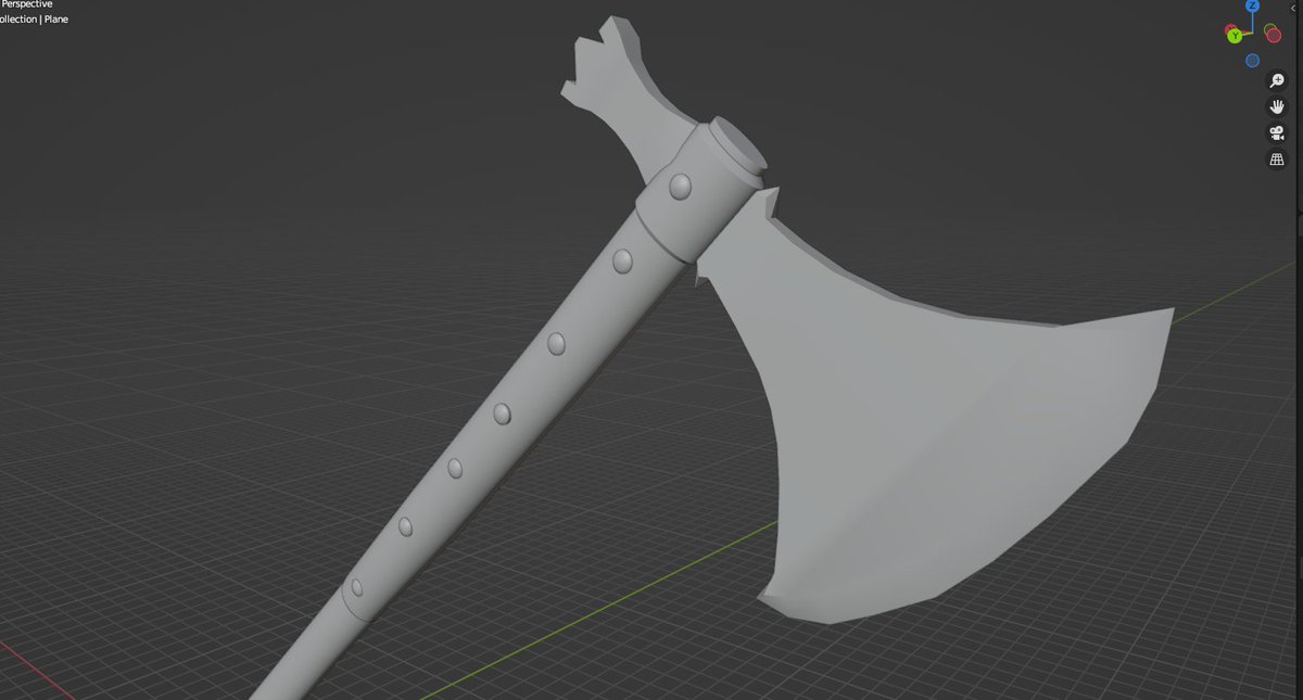YTBish's tweet photo. Pole Axe
#models #RobloxDev 
#Blender https://t.co/rZIiwGDa4m