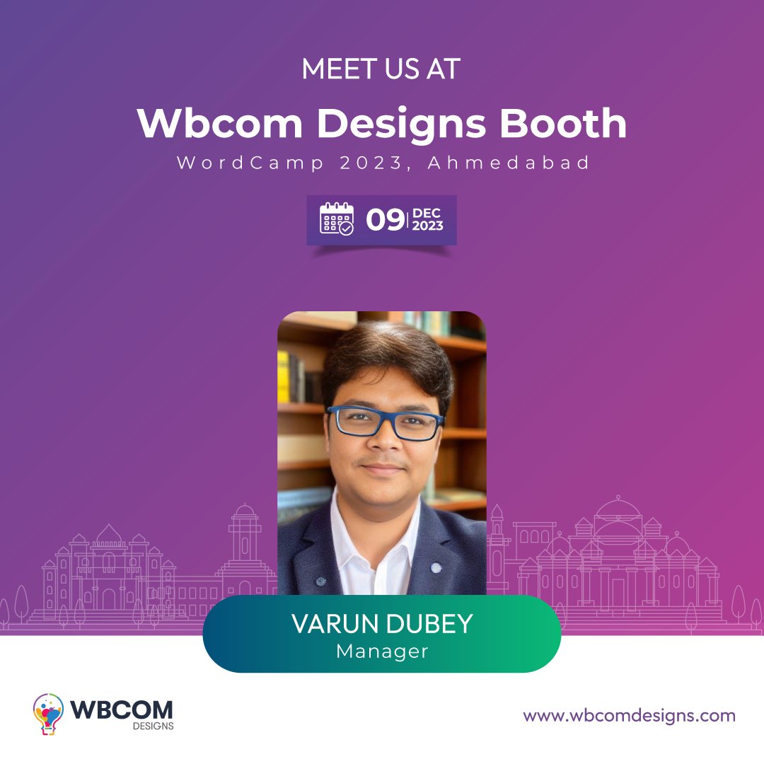 🎉 Big News! We are heading to WordCamp Ahmedabad! 🌐

👋 We’re thrilled to be part of this amazing community. Don’t miss the chance to meet us, exchange ideas, and dive into the latest in tech and innovation.

📍 See you there!
#WCAhmedabad #WordPress