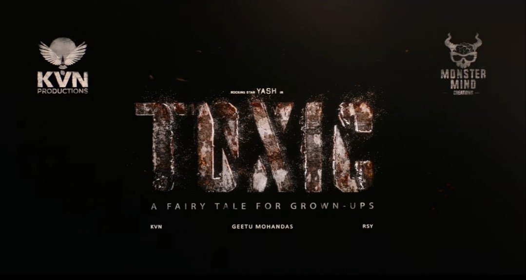 VTVFilmz's tweet photo. He's Too TOXIC Folks..
Yes.. Yash19 Titled as TOXIC..
#TOXIC ☣️ A Fairy Tale for Grown-ups.. 💫💯
Grand Theatrical Worldwide Toxicity on :: 10.04.2025 🔥🌋

#Yash19 #Yash #Yash19Loading #Yash19TitleOnDec8th #YashBOSS #SaiPallavi #MrunalThakur #ShraddhaKapoor  #Yash19TitleOnTomorrow #GeethuMohanDas #KVNProductions