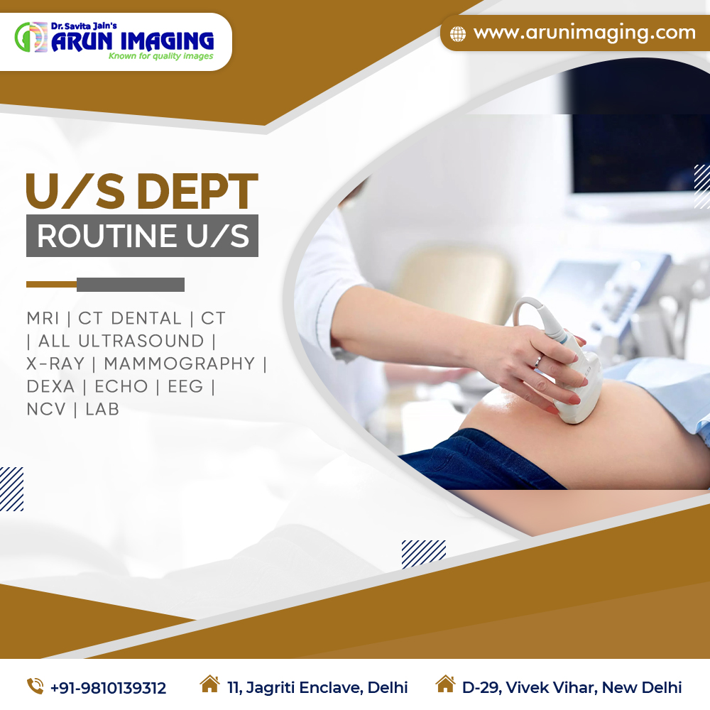 Searching for a well-reputed centre for routine ultrasound test in delhi? Reach arun imaging. We are backed by a team of skilled sonographers or other specialists who perform ultrasound. For Online appointment 🌐: arunimaging.com 📲 : +91-9810139312