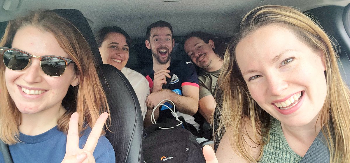 Road trip from Melbourne to Albury with this crazy nerdy crew. #MishAndMax