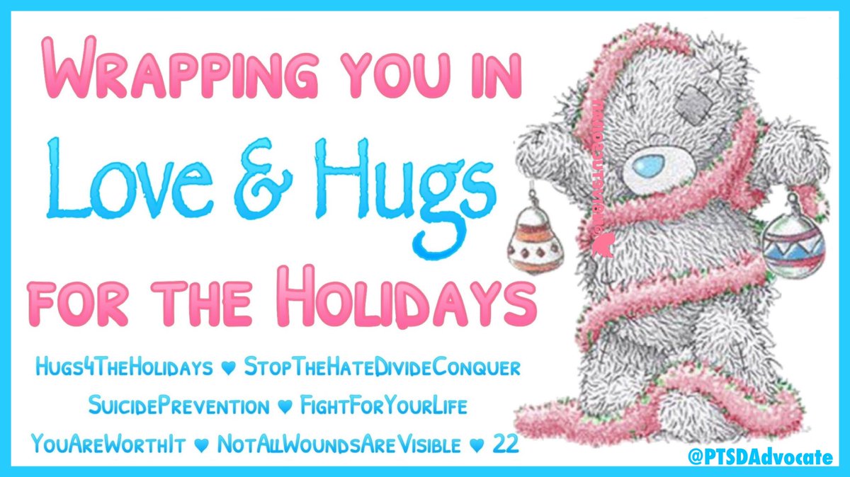 PTSDAdvocate's tweet photo. Good Night my ๐ family!๐ซถ
You have made my day better. Tomorrow is a new day.
#Hugs
#HugsForTheHolidays
#XFamily
#CPPFamily
#SUPERFAMILY https://t.co/Do0pzERP2s