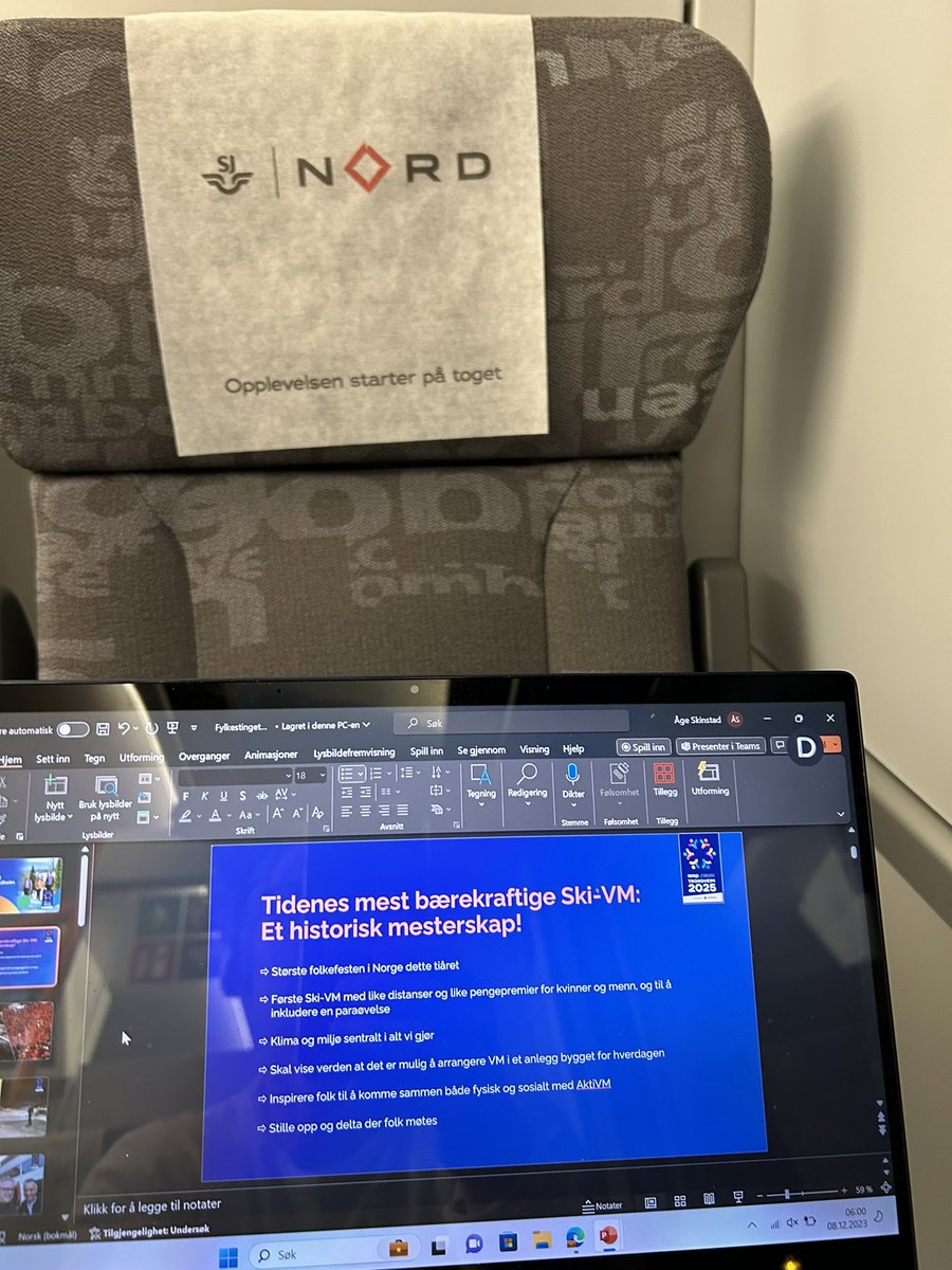 Veldig bra kjøreforhold her 👍