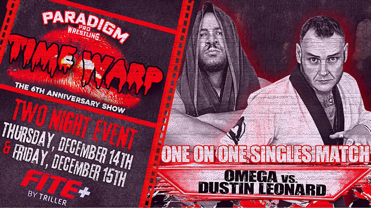 ParadigmProWres's tweet photo. Check out #PPWTimeWarp and #PPWDream this Thursday & Friday on @FiteTV's #FITEPlus!
Featuring
@DerekNeal91 vs @LordCreweKills
@TheBadReed vs @zdp_official1
@DustintapsUout vs @502Pitbull
@shawmason_ vs Jacob Ratliff https://t.co/gzG7qte7Xv