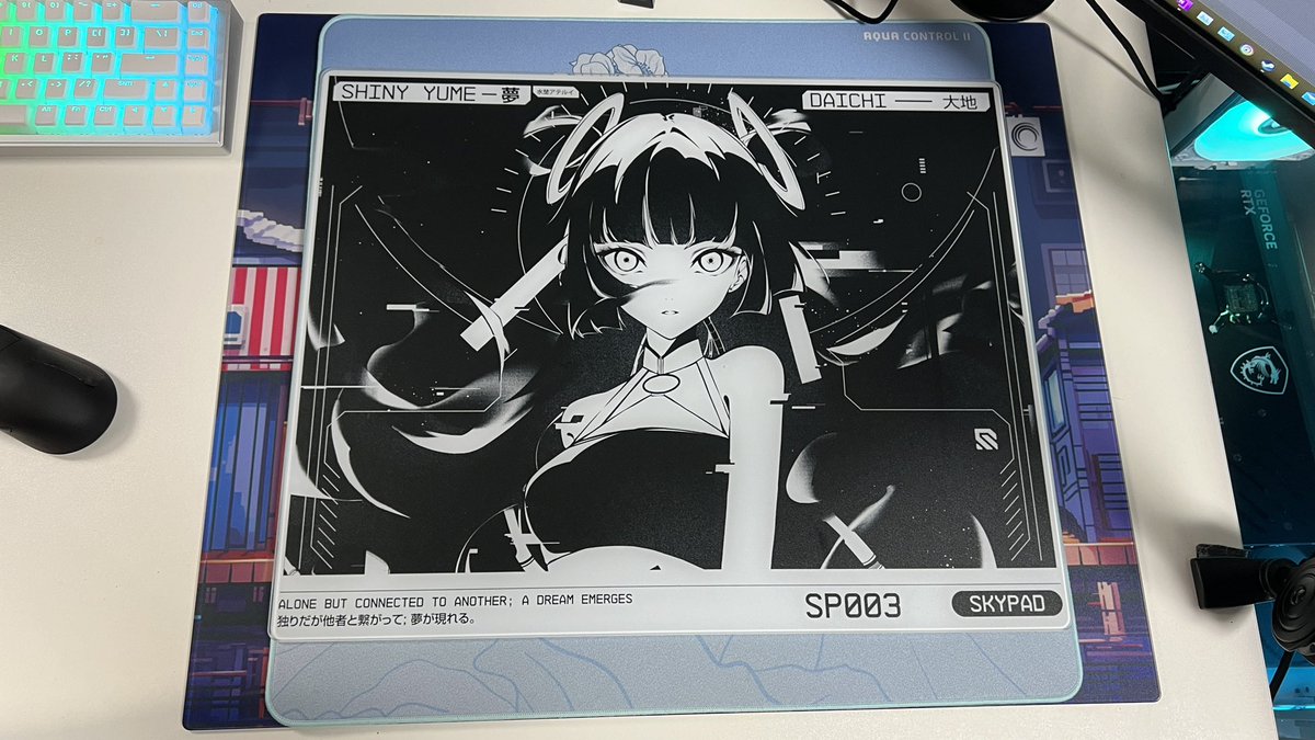 SkyPAD 3.0 XL YUME PAD ガラス マウスパッド マウスパッド Skypad 3.0