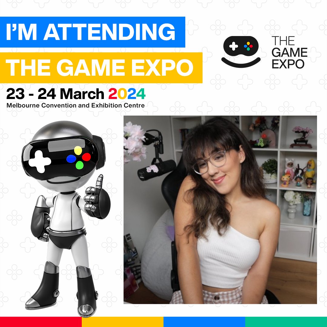 EEEEE i'm so excited!! 

so freaking keen to announce i will be attending @TheGameExpo as a content creator!! 

Use code “lysmariee” to pickup your tickets for 5% off!
thegameexpo.com

who am i seeing there!? SEE U IN MARCH HEHEHE

#TGX24 #TheGameExpo