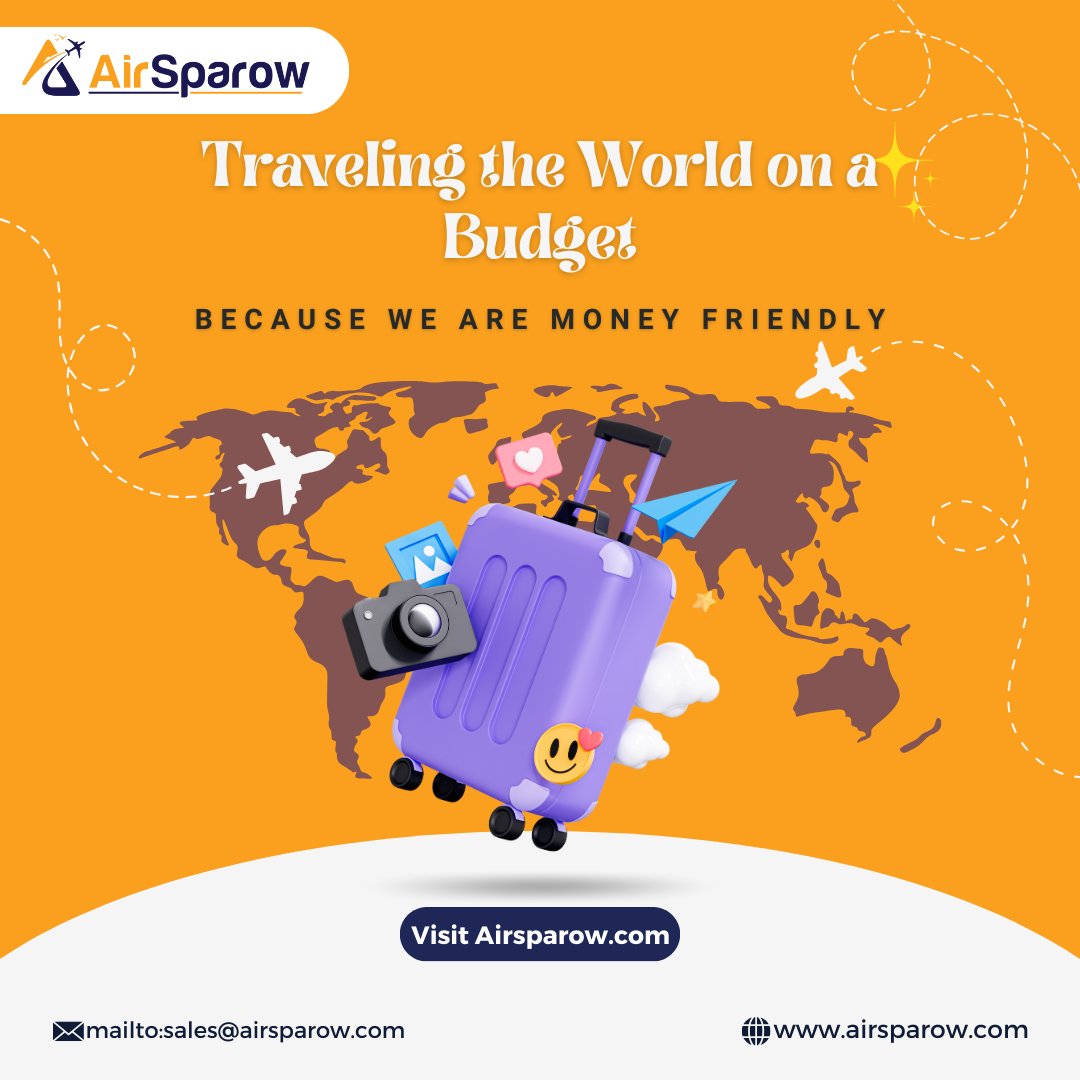 Explore the globe without breaking the bank
with AirSparow! Your ticket to affordable adventures
and budget-friendly wanderlust. Jet-set smartly and
make every mile count. ✈️🌏

#AirSparow #budgetfriendlytravel
#AirSparowAdventures #CountdownToAdventure
#WanderlustUnleashed