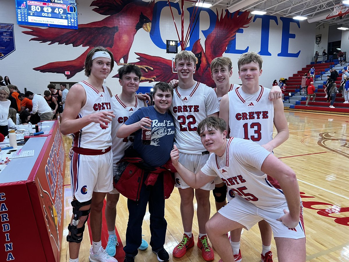 There is a story behind this picture, and its impact is far greater than anything that will happen to these boys on the court. Thankful for Kingdom moments. #BeCrete