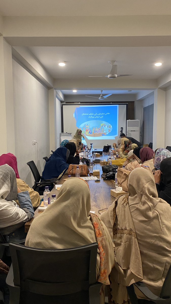 Second capacity building workshop of Women’s Campaign Readiness Program is being held in #Peshawar

We are joined by female #LocalGovernment representatives of #Kohat and #Peshawar. 

Their willingness to learn and move forward despite #sociopolitical constraints is inspiring