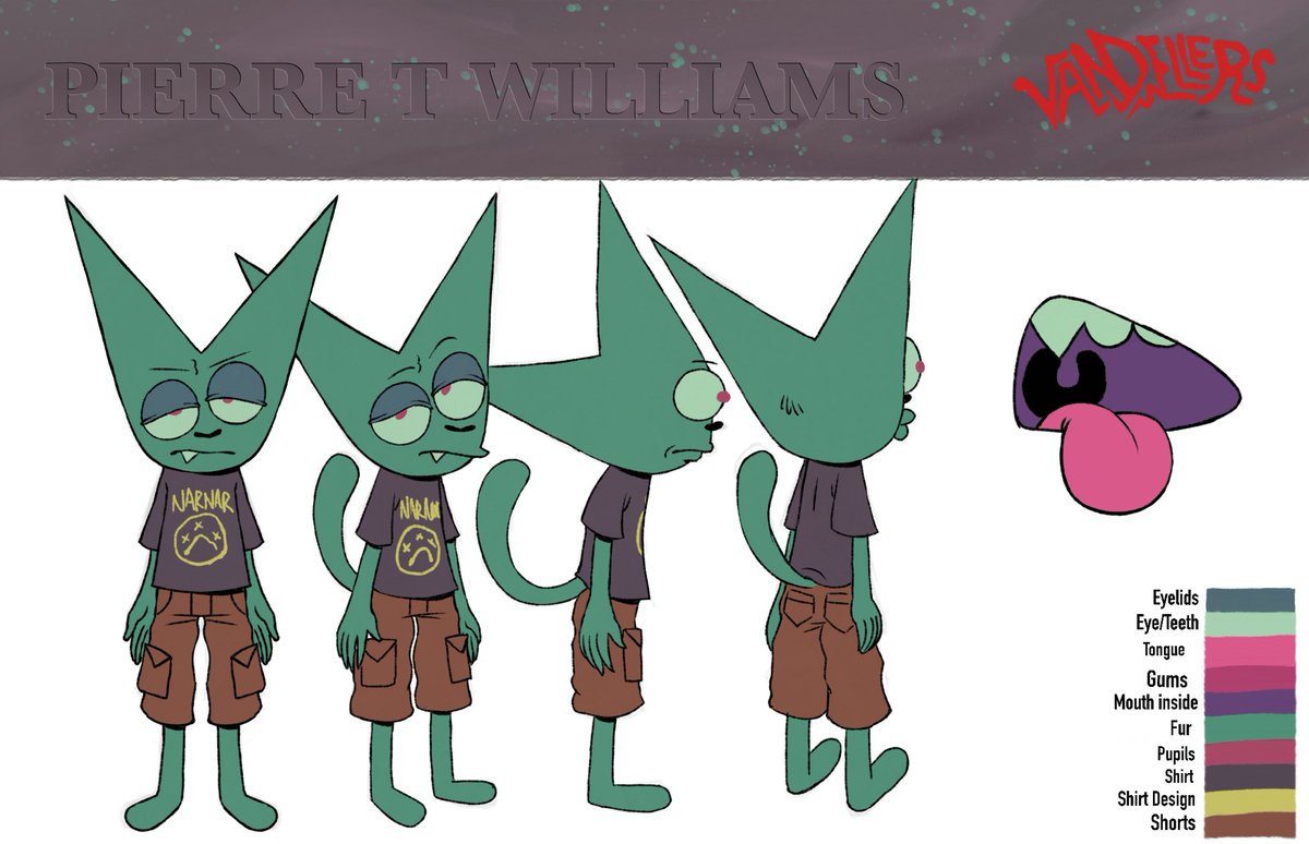 VanDwellersOG's tweet image. Made some proper character sheets for my boys