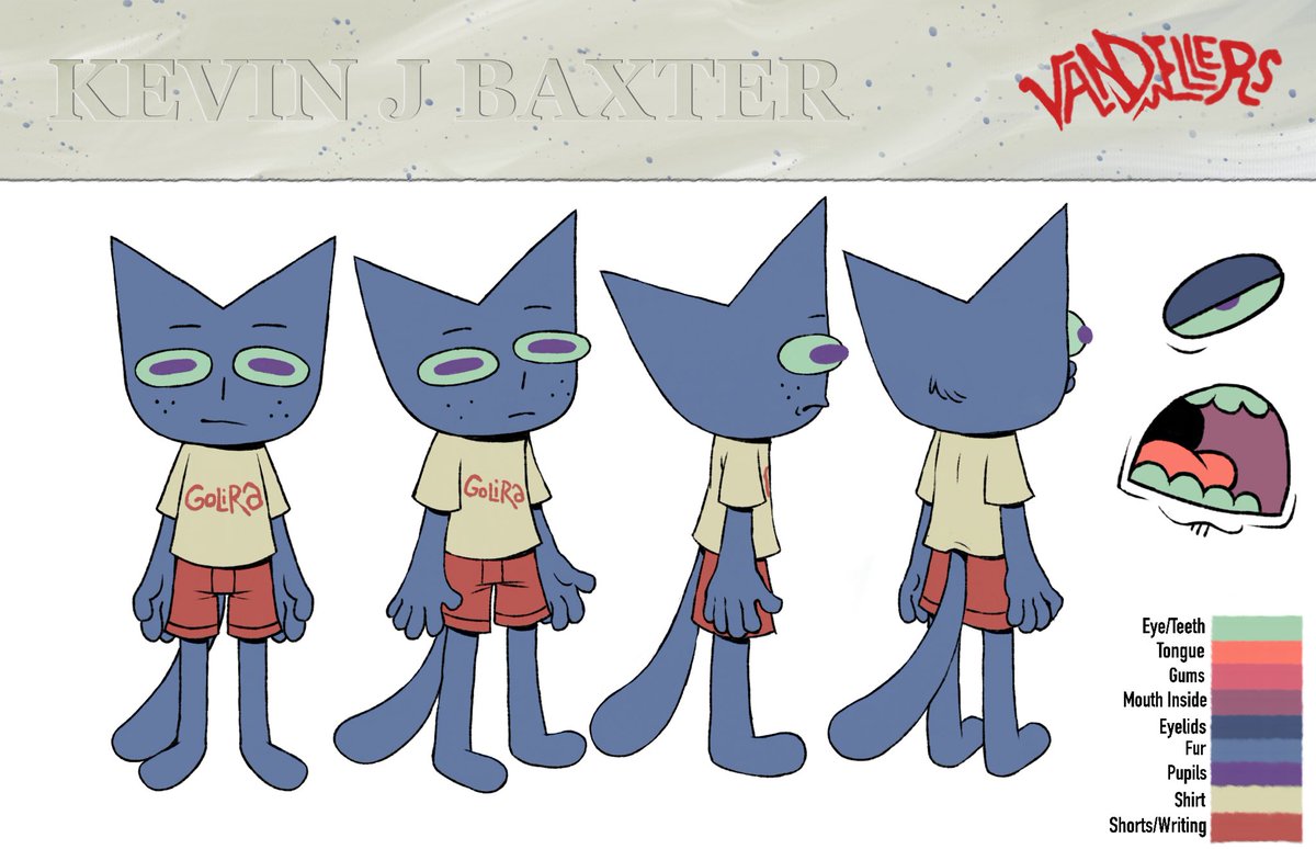 VanDwellersOG's tweet image. Made some proper character sheets for my boys