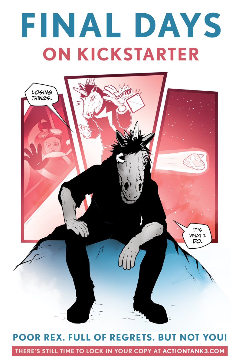 You still have time to get my
brand new…
full-colour…
galaxy-spanning…
action-packed…
graphic novel for kids!

91% funded! Only 5 days left! 

Please retweet!

Let’s gooo!⚡️ACTIONTANK3.com