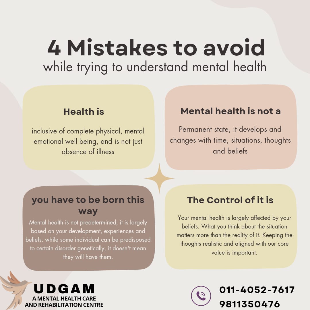 Udgam_clinic's tweet photo. 4 mistakes to avoid when learning about mental health.
#mentalhealthadvocate #abnormalbehavior #behaviour #psychology #mentalhealth #mindset #health #behavior #think #change #thoughts #emotions #psychologyfacts #thinking #emotionalintelligence #psychology #psychiatry #udgamclinic https://t.co/AdSy0SMk2E