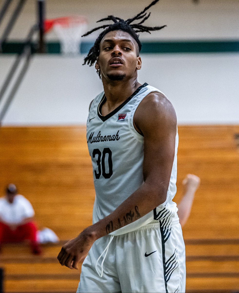 Center Javier Turner backed Miles Macadory's game high 26 points (6 of 8 3's) with a massive effort in the post, blocking 5 shots to go with 12 pts and 8 reb's in 
 Multnomah's shocking 76-65  road upset of the NAIA's 5th ranked team, Arizona Christian, in NAIA action Thursday.