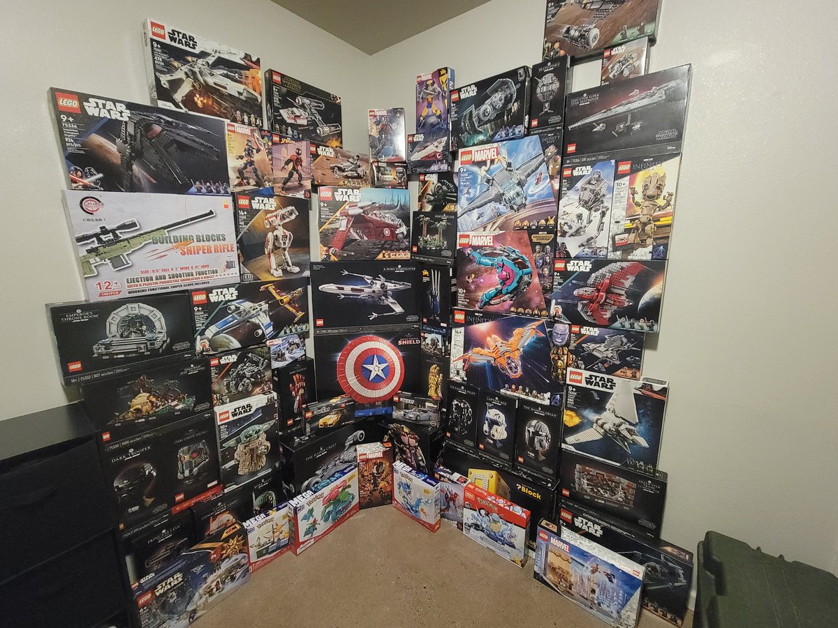 smitty9190's tweet photo. Only problem here is not enough time to build them, also yes, this was one of the first things I did in the new house https://t.co/vsUqCg1Vcp