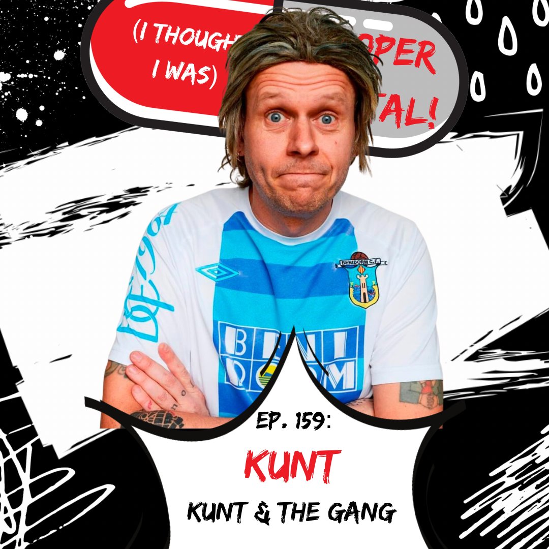 Ep 159 with @kuntandthegang is out today! We chat about his life on the cold, outer fringes of show business. We also chat about why he’s dropping out of the race for Xmas no.1 and backing a mysterious band called The Krackpots who’s song Proper Christmas is out now!