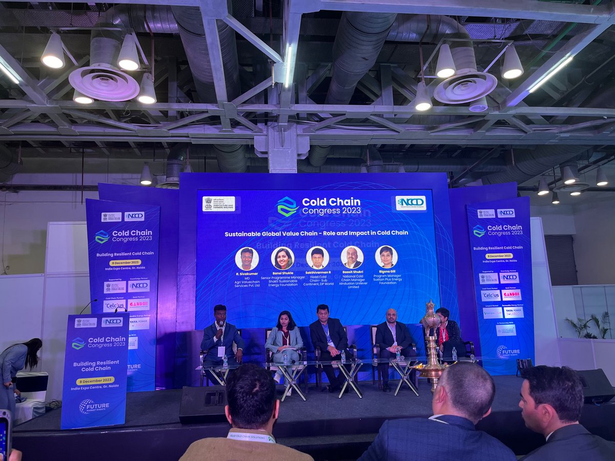 NCCDIndia's tweet photo. “Cold Chain Congress” is currently underway, bringing together the Govt, industry experts and stakeholders to address the challenges and opportunities in establishing a resilient cold chain. #nccd #ccc #coldchain #sustainability #energyefficiency #moderntechnology #awareness https://t.co/44gIMnSjdd