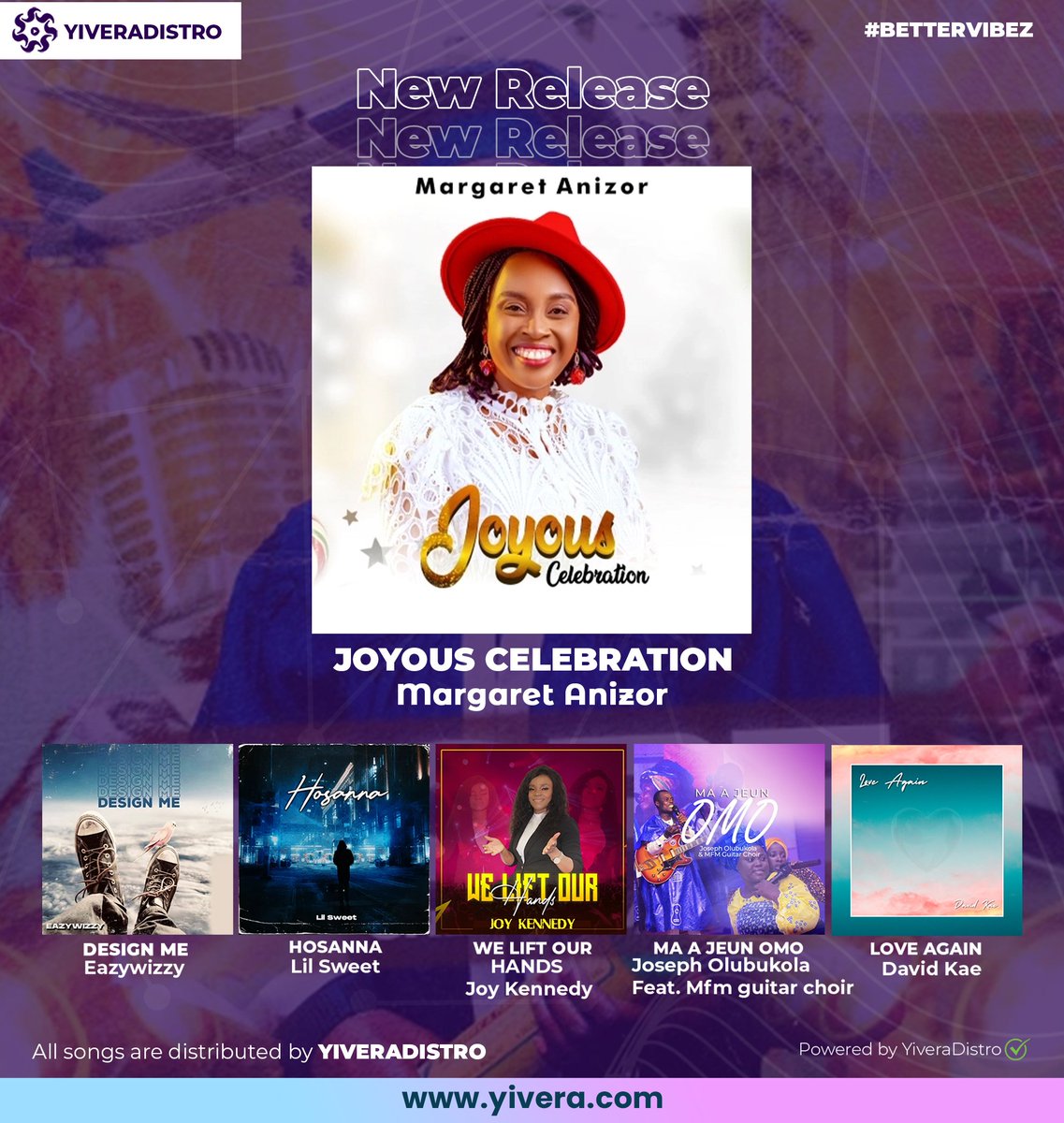 #nowout
Available on all digital stores.

⭐ JOYOUS CELEBRATION 
⭐ DESIGN ME
⭐ HOSANNA 
⭐ WE LIFT OUR HANDS 
⭐ YES INDEED 
⭐ MA A JEUN OMO 
⭐ LOVE AGAIN 
Powered by @yiveradistro

 #distro
#ViralVideos  Spotify #PINKFRIDAY2
 #الأهلي_الاتحاد  #AudioLeak