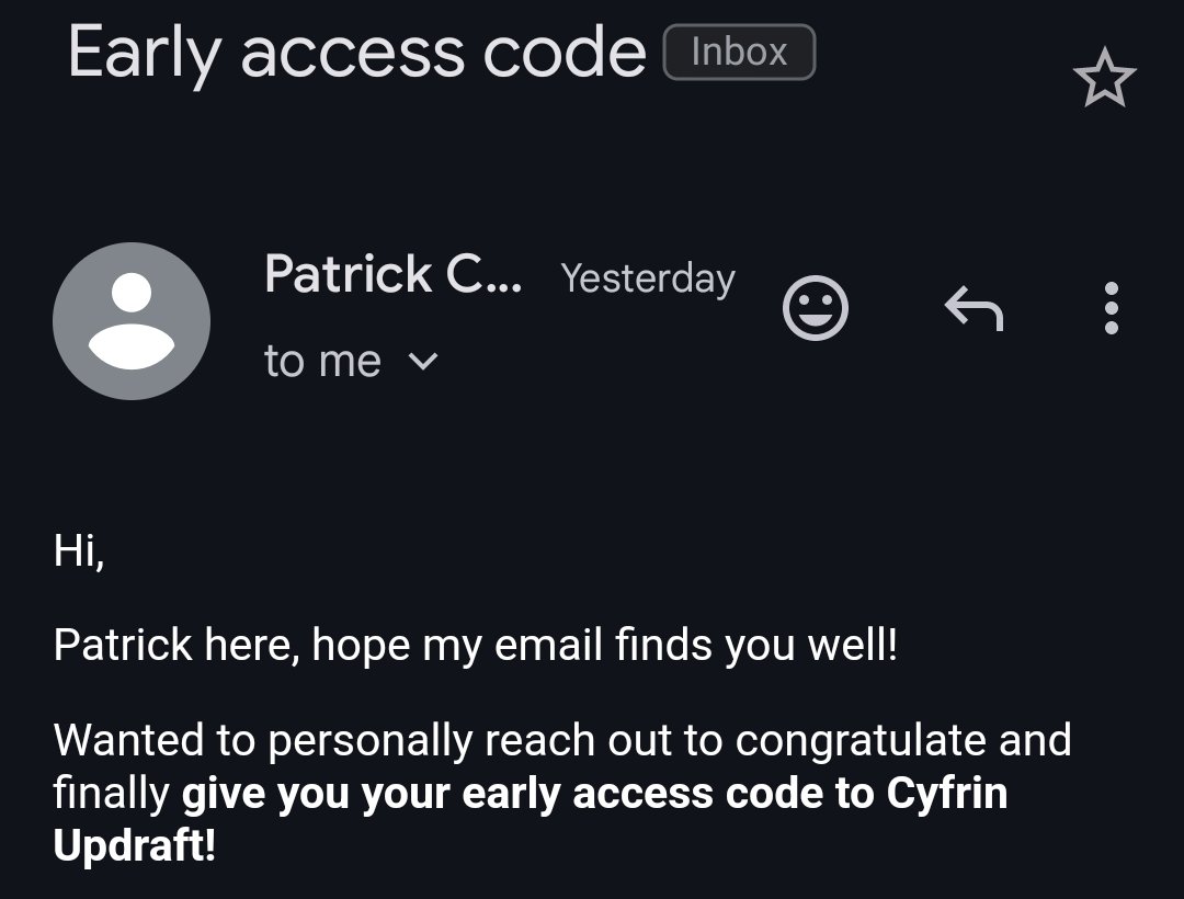 Joined @CyfrinUpdraft for a boost in Security and Audit skills. 50+ hours of web3 courses and a thriving community of web3 developers. Thanks to @PatrickAlphaC, @alexroan, @VittoStack, and @_juliettech. Apply at updraft.cyfrin.io/dashboard!