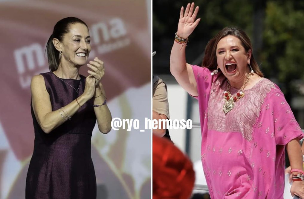 Como debe ser, Claudia Sheinbaum APLAUDIENDO a la próxima presidenta de México ! 🇲🇽 Por quién van a votar ? 🙋‍♀️ Xóchitl Gálvez - Rt 🔁 Claudia Sheinbaum - Like Voten 👇