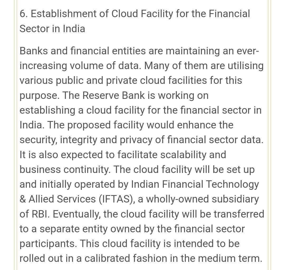 sandeepssrin's tweet image. The RBI is competing with AWS &amp;amp; Azure !

No let me get this straight - the RBI is creating a cloud provider for financial sector in India?

A regulator is actively competing with businesses?

m.rbi.org.in/Scripts/BS_Pre…