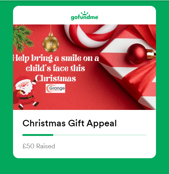 Thank you for your generous donation on our ‘Christmas Gift Appeal’ GoFundMe page. 🙏🙏
Please donate whatever you can and help us to ensure our children feel the magic of Christmas!
Please click the link to donate
gofund.me/36cf28d6

#GoFundMe #ChristmasAppeal #gifts