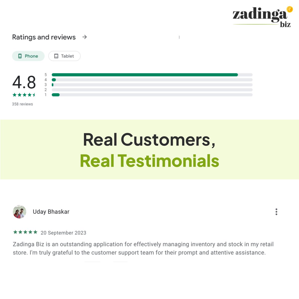 Celebrating positive vibes and happy clients! 🌟 Thank you for choosing Zadinga Biz—where success meets satisfaction. 🎉💼  

#YehHaiZadingaKaKamaal #YourShopInGoodHands #DigitalIndia #ShopManagement #OnlineShoppingIndia #VocalForLocal #OnlineStore #SmallBusinessIndia #Retailers
