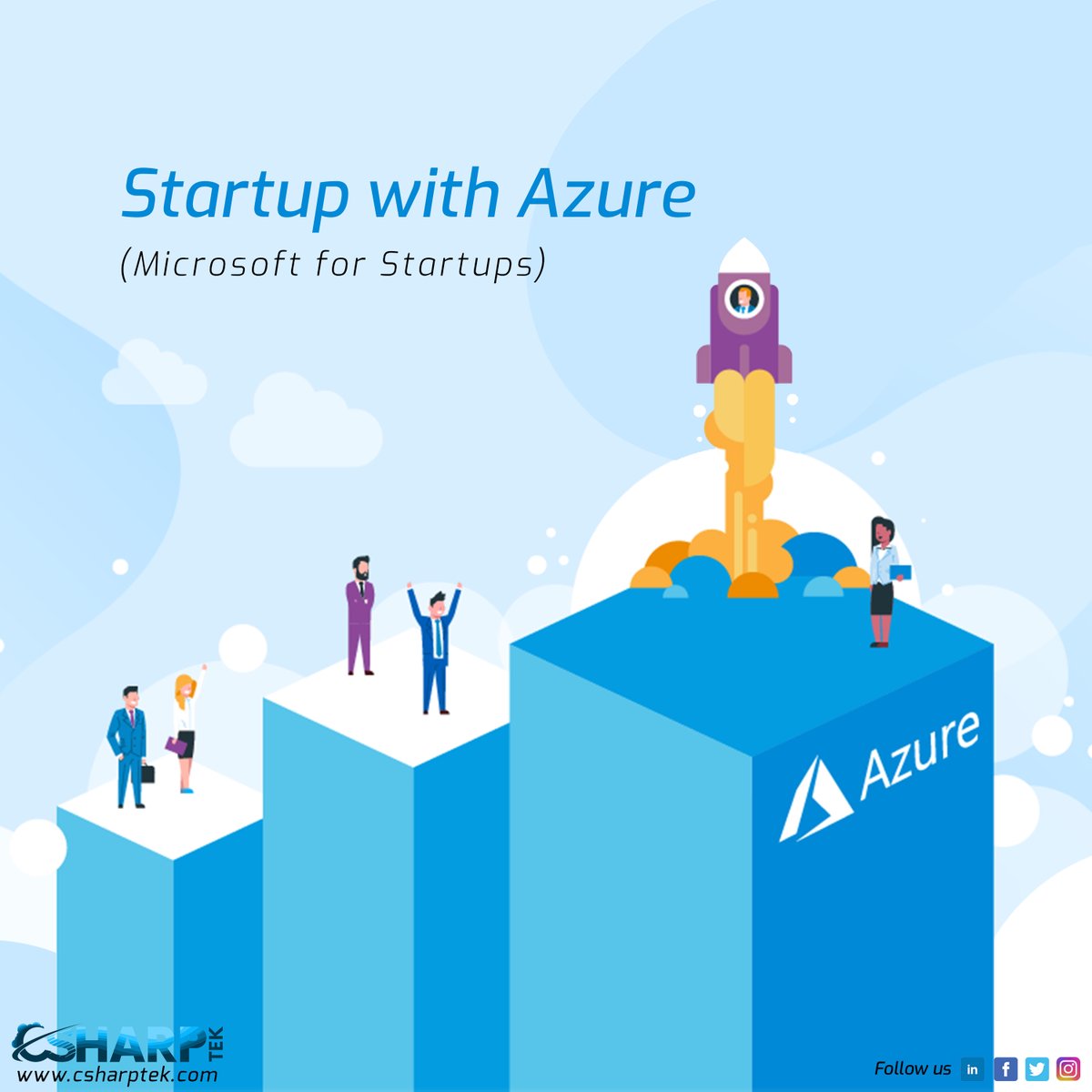 For all kinds of entrepreneurial journey, Join hands with <a href="/csharptek1/">Csharptek- Microsoft Solutions Partner</a> a Microsoft Solutions Partner, for tailored Azure solutions, startup support, and access to Azure credits! 🚀💡 #MicrosoftForStartups #AzureCloud  #startups  #TechInnovation