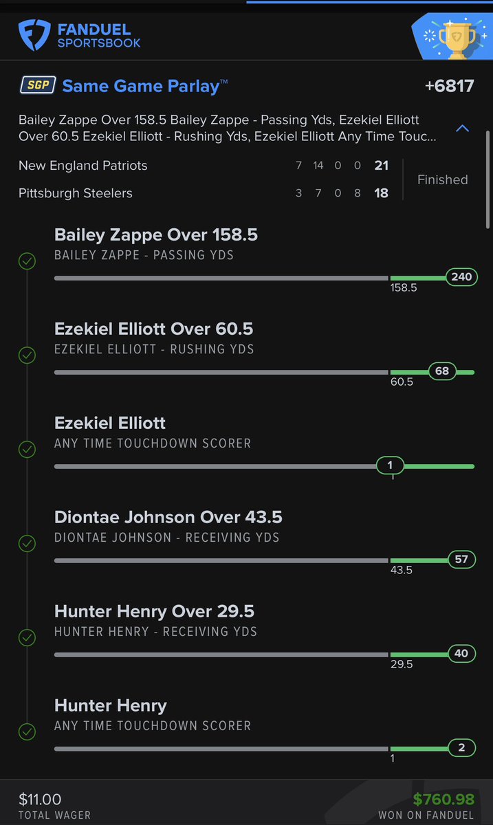 Dreece22's tweet photo. When you’re hot, you’re HOT! What a Thursday. Started Monday with $5 turned to $1,256..after tonight I have $2,489. Would like to keep that going 😬 @CallingOurShot @NBAFirstBasket @FDSportsbook @CodyBrownBets #NFL #TNFonPrime #sportsbettingpicks https://t.co/x4KCCGYNFI
