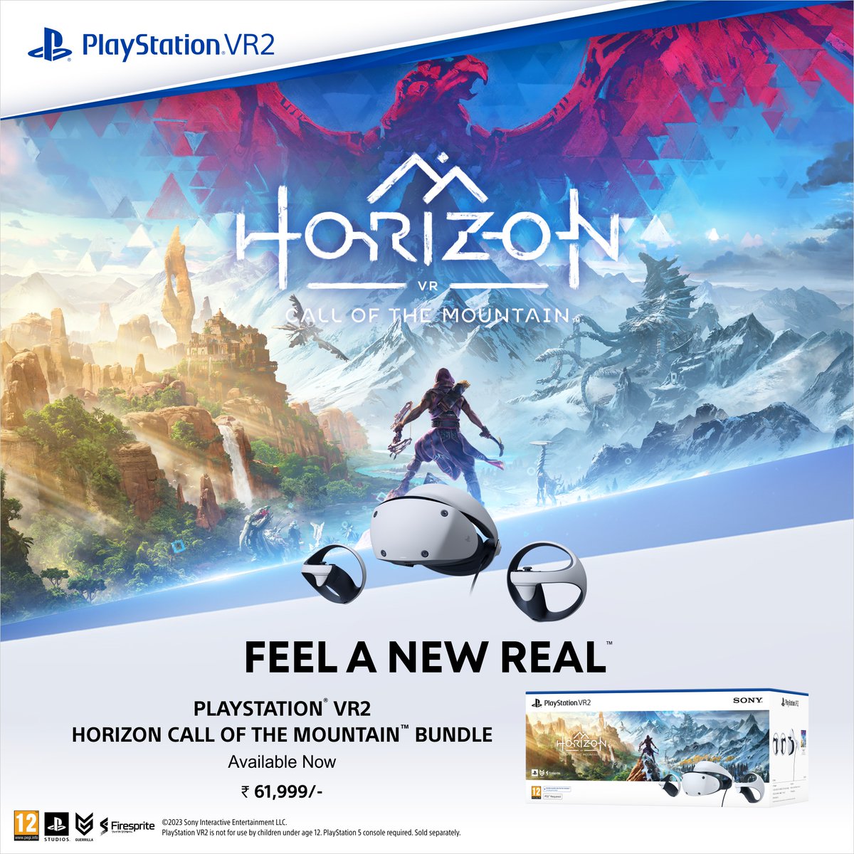 PlayStation VR2 Horizon Call of the Mountain Bundle for PlayStation 5