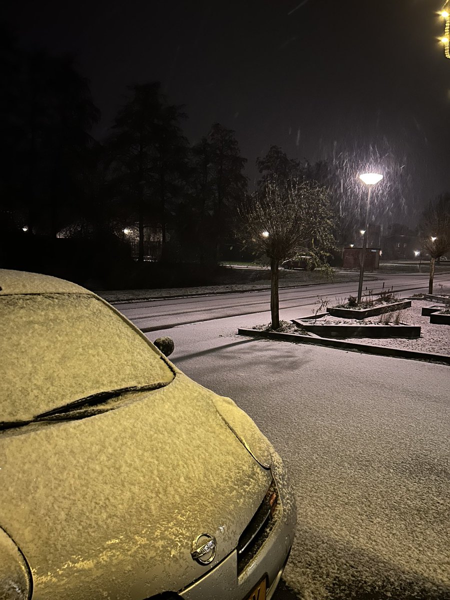 Sneeuw in Eelde wederom! #sneeuw
