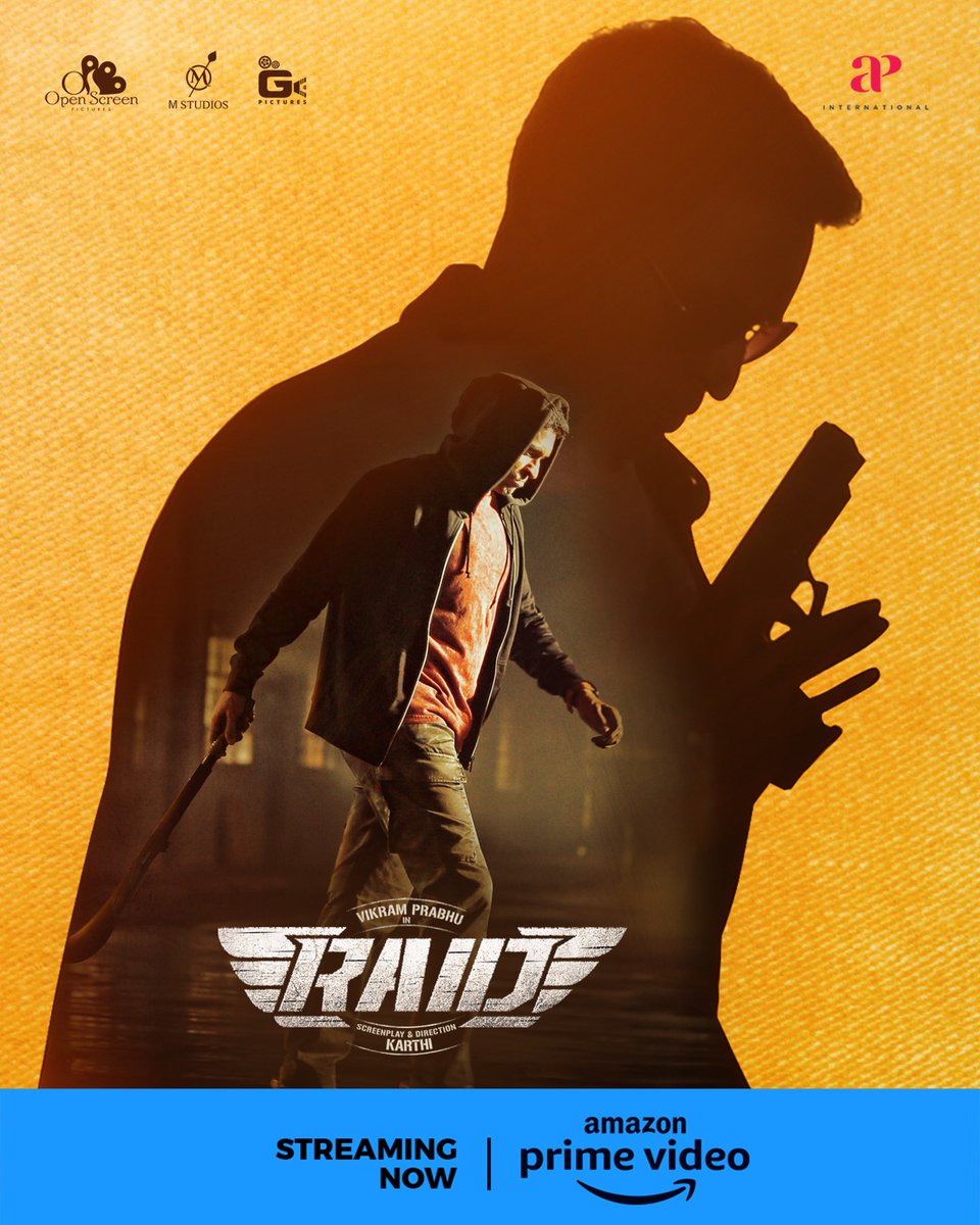 Open Screen (@openscreenoffl) on Twitter photo The story of revenge, justice and duty.
Watch the Vikram Prabhu starrer #Raid, on Amazon Prime Video!
<a href="/iamVikramPrabhu/">Vikram Prabhu</a> <a href="/SDsridivya/">Sri Divya</a> <a href="/dir_muthaiya/">Muthaiya</a> <a href="/dir_karthioffl/">E karthi</a> <a href="/OpenScreenoffl/">Open Screen</a> <a href="/SamCSmusic/">𝐒𝐀𝐌 𝐂 𝐒</a>
<a href="/soundar4uall/">Soundararaja Actor</a> <a href="/PrimeVideoIN/">prime video IN</a> <a href="/vinoth_offl/">vinoth kumar s</a>
#Raid #AmazonPrime The story of revenge, justice and duty.
Watch the Vikram Prabhu starrer #Raid, on Amazon Prime Video!
<a href="/iamVikramPrabhu/">Vikram Prabhu</a> <a href="/SDsridivya/">Sri Divya</a> <a href="/dir_muthaiya/">Muthaiya</a> <a href="/dir_karthioffl/">E karthi</a> <a href="/OpenScreenoffl/">Open Screen</a> <a href="/SamCSmusic/">𝐒𝐀𝐌 𝐂 𝐒</a>
<a href="/soundar4uall/">Soundararaja Actor</a> <a href="/PrimeVideoIN/">prime video IN</a> <a href="/vinoth_offl/">vinoth kumar s</a>
#Raid #AmazonPrime