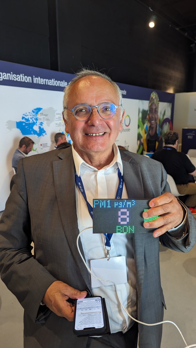 "Grâce à la #Francophonie, l’#AiretMoi peut partager son programme éducatif sur la qualité de l’air et le climat et a l’ambition de créer des Conseil Nationaux de l’Air pour mieux agir pour notre Humanité ! Merci la francophonie, un réseau très important et très humain !"