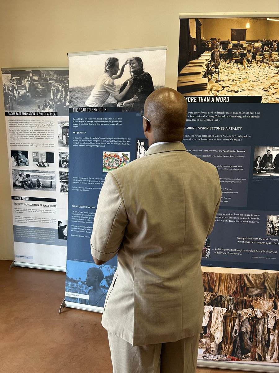 South Africa showed the world the road to peace requires recognizing humanity in each other. The Holocaust, Apartheid, Jim Crow all relied on dehumanizing tropes. @MandelaMuseum’s excellent exhibit in #Qunu highlights to work for peace, we must acknowledge our shared humanity.