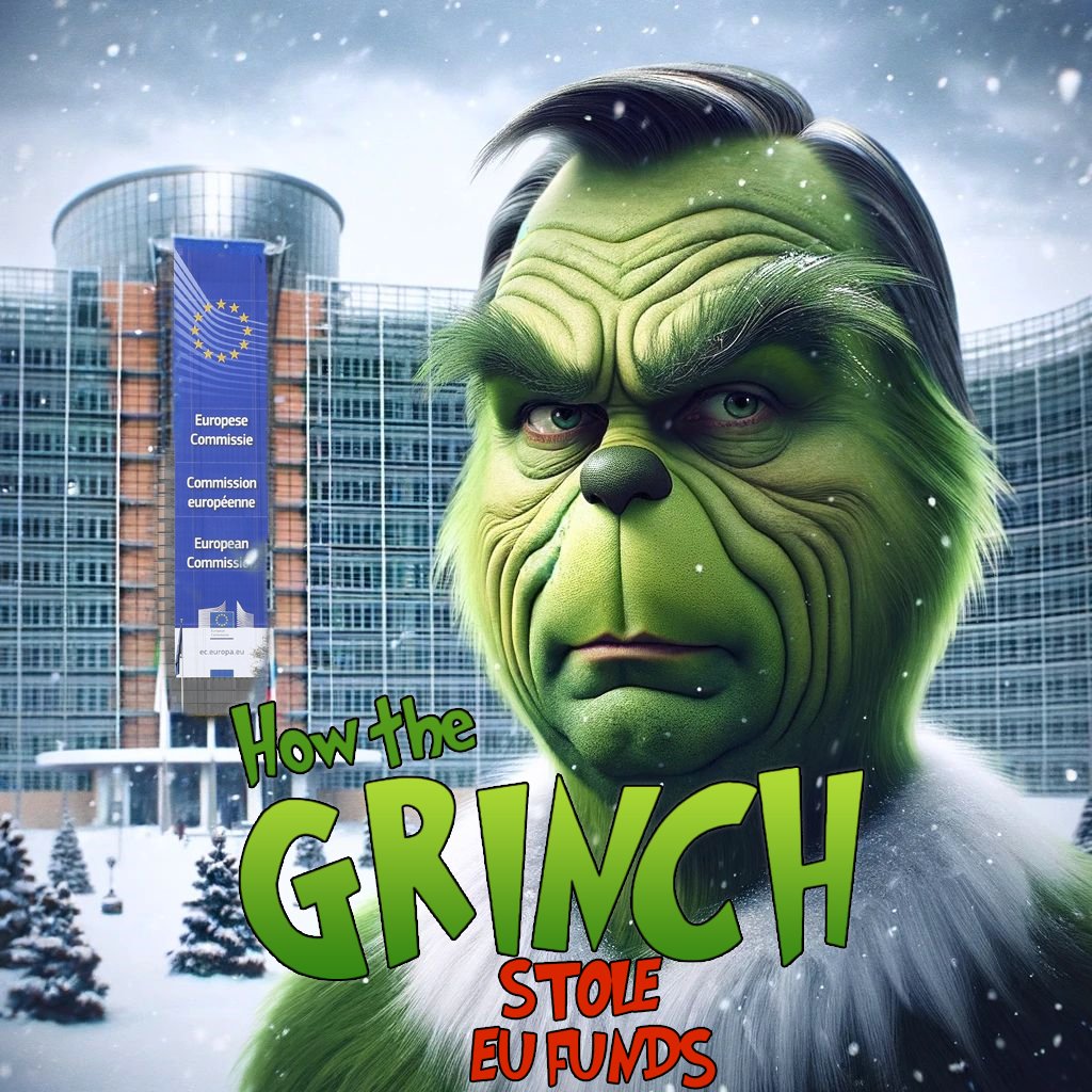 A Christmas classic.
Maybe it's time to stop funding the Grinch? He has been sabotaging the EU for over a decade, with the exception of the German automotive industry... 
Is it still worth it?