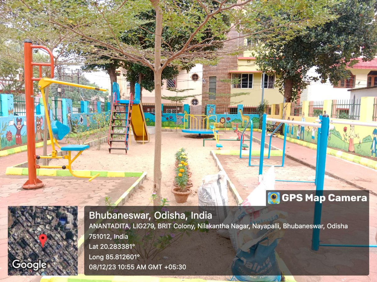 bmcbbsr's tweet photo. Citizens are having a good time at the parks of BMC.
These colony parks have all the features like open gym, children's play area, walking track &amp; much more for the neighborhoods to relax.

#BMCParks
#BhubaneswarFirst 

@CMO_Odisha @HUDDeptOdisha https://t.co/AhnWPrkDbU