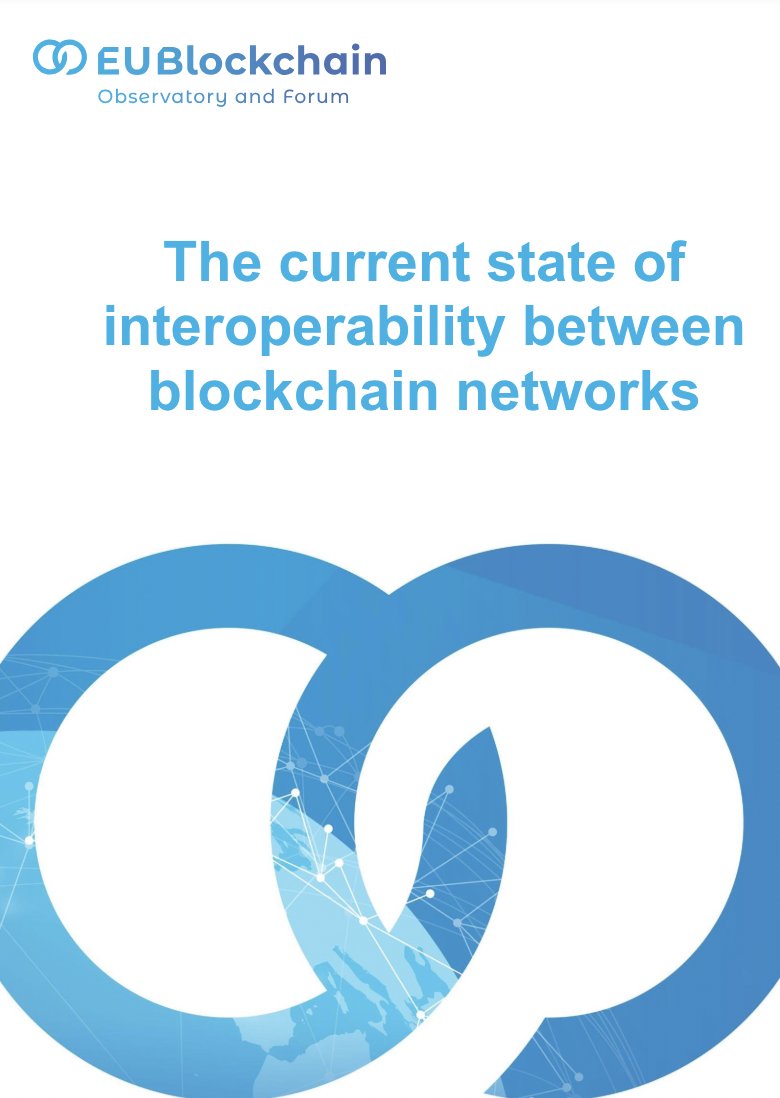 📅 November was surely quite a busy month for our team at @EUBlockchain !
🔊 We are very happy to announce the publication of our report on 'The Current State of Interoperability Between Blockchain Networks'. 🔗

👉 eublockchainforum.eu/news/press-rel… 

#EU4Blockchain