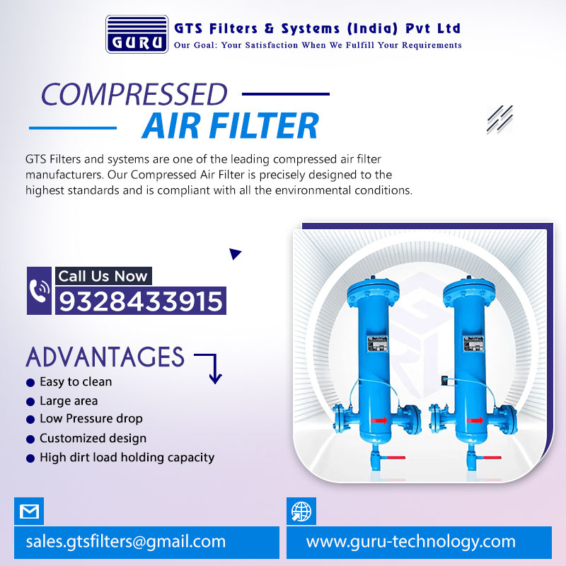 Gurutechnology2's tweet image. #GTSFiltersandSystems offers the #CompressedAirFilter. The compressed air system is safeguarded, maintenance expenses are decreased, and the quality of the final product is raised by clean and dry air.
gurutechnology.com/compressed-air…
#airfilter #Vadodara #Gujarat #India