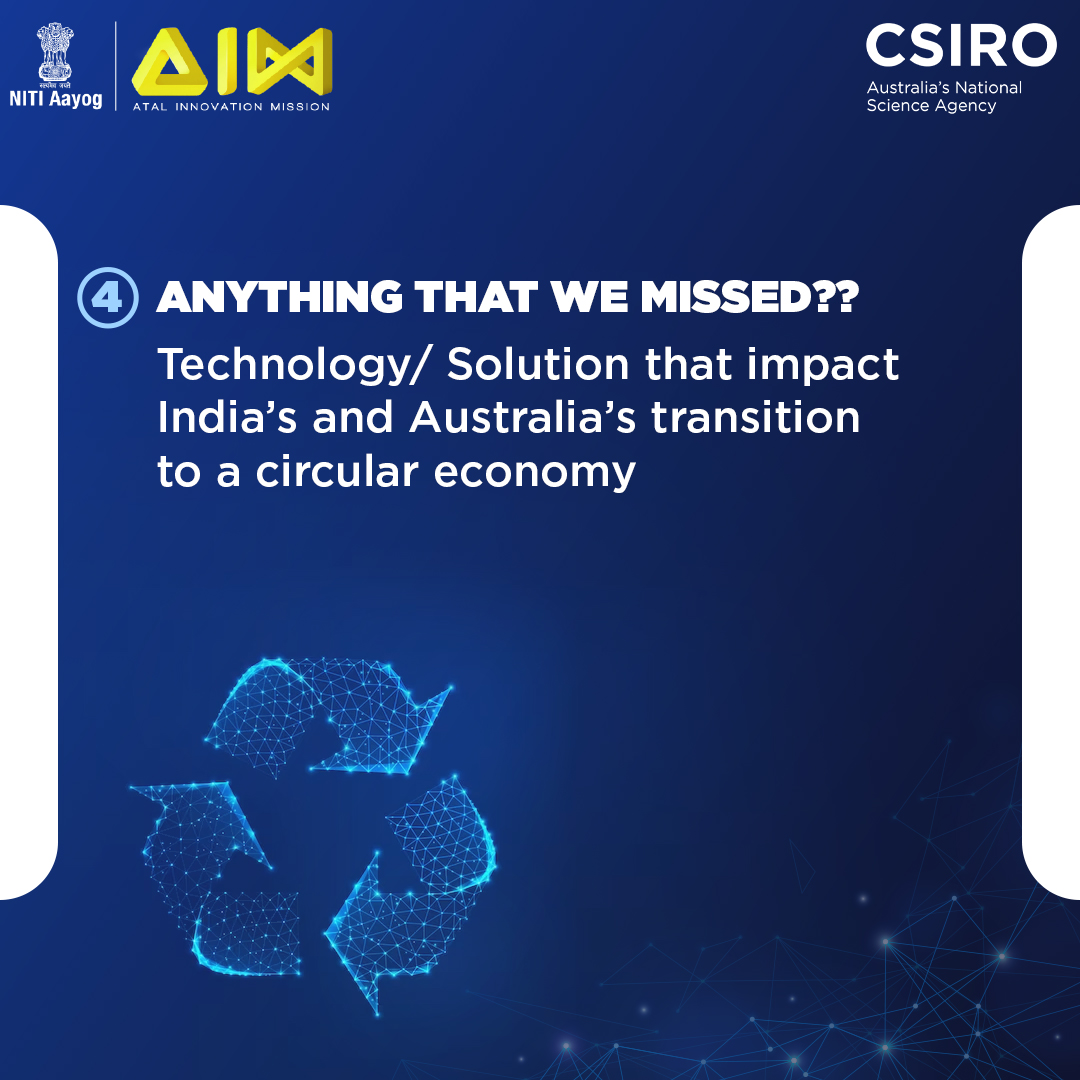 Provide technology/solutions for India's and Australia's sustainable transition, such as closing the loop, eliminating waste, and fostering a circular economy mindset. Open to Indian startups eyeing expansion in Australia and vice versa. 🌐🔄

Apply now - riseaccelerator.org