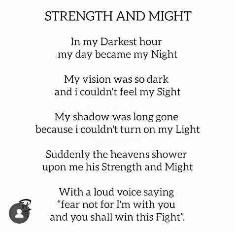 STRENGTH AND MIGHT!

#tekpoetry #TeK_Poetry #poetryislife #poemwriters #poetrycommunity #poetry #poem #poet #poetlife #poetryislife #poetoftwitter #twitterpoetry #poetryoftwitter #poetrywriter #writers #poetrylovers #poemsforthesoul #writerscommunity #poetcommunity #poetssociety