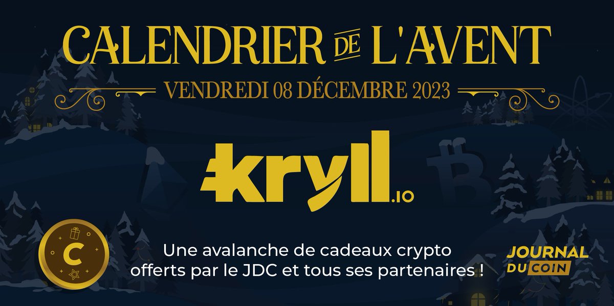 Journal du Coin (@lejournalducoin) on Twitter photo ๐ - Aujourd'hui, le Calendrier de l'Avent du JdC met ร l'honneur les bots de trading de Kryll !
Pour tenter de gagner 50โฌ de KRL, suivez les instructions suivantes ๐
โ
Follow le X du JdC et de <a href="/kryll_fr/">Kryllยณ France ๐ซ๐ท</a>
โ
Like, RT & comment le post sur le X de <a href="/kryll_fr/">Kryllยณ France ๐ซ๐ท</a> ๐ ๐ - Aujourd'hui, le Calendrier de l'Avent du JdC met ร l'honneur les bots de trading de Kryll !
Pour tenter de gagner 50โฌ de KRL, suivez les instructions suivantes ๐
โ
Follow le X du JdC et de <a href="/kryll_fr/">Kryllยณ France ๐ซ๐ท</a>
โ
Like, RT & comment le post sur le X de <a href="/kryll_fr/">Kryllยณ France ๐ซ๐ท</a> ๐