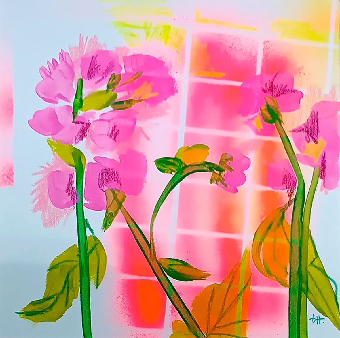 Nuevas y delicadas piezas de Greta Hammond, sobre papel, pequeño formato y técnica mixta. Ëscenas de interior que reflejan la belleza de las figuras y objetos cotidianos a través de un minimalismo lineal pero de gran carácter cromático. 
Más info en espaciopuntonemo.es