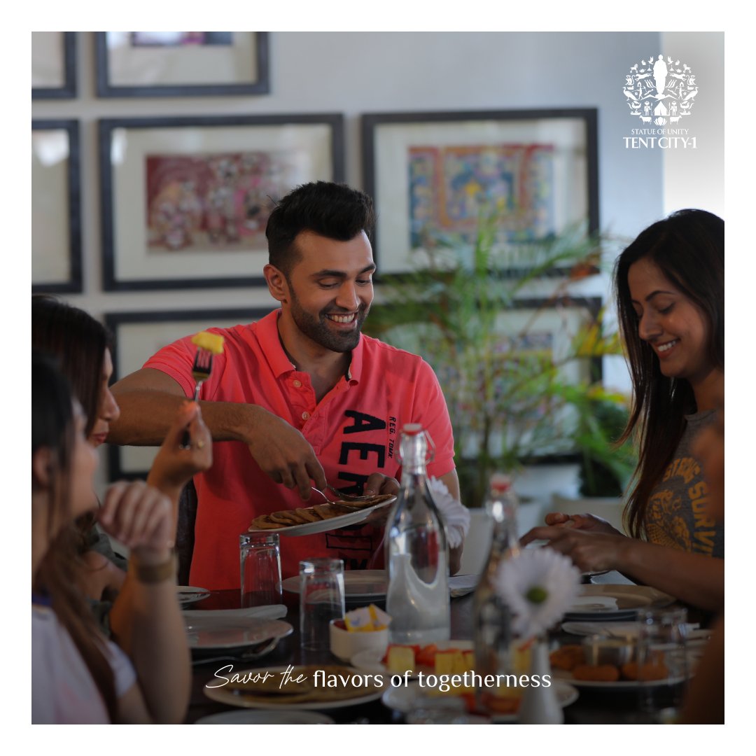 SOUTentCity's tweet image. Family dinners where love and good food come together.
.

#FamilyDinners #LoveAndFood #TogetherAtTheTable #HomeCookedLove #QualityFamilyTime #MealtimeJoy #HeartwarmingFeasts #StatueOfUnity #TentCityStatueOfUnity #StatueofUnityTentCity1 #EktaNagar #GujaratTourism