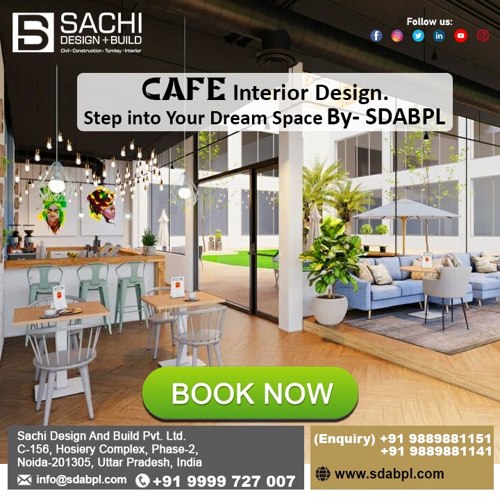 Sachi Design And Build offers bespoke Cafe Interior Design services, bringing your vision to life with style, sophistication and uniqueness, elevating your space.
#cafedesign #cafeinteriordesign #InteriorAesthetics #CoffeeAmbiance #DesignInspiration #cafeinteriors #bespokedesign