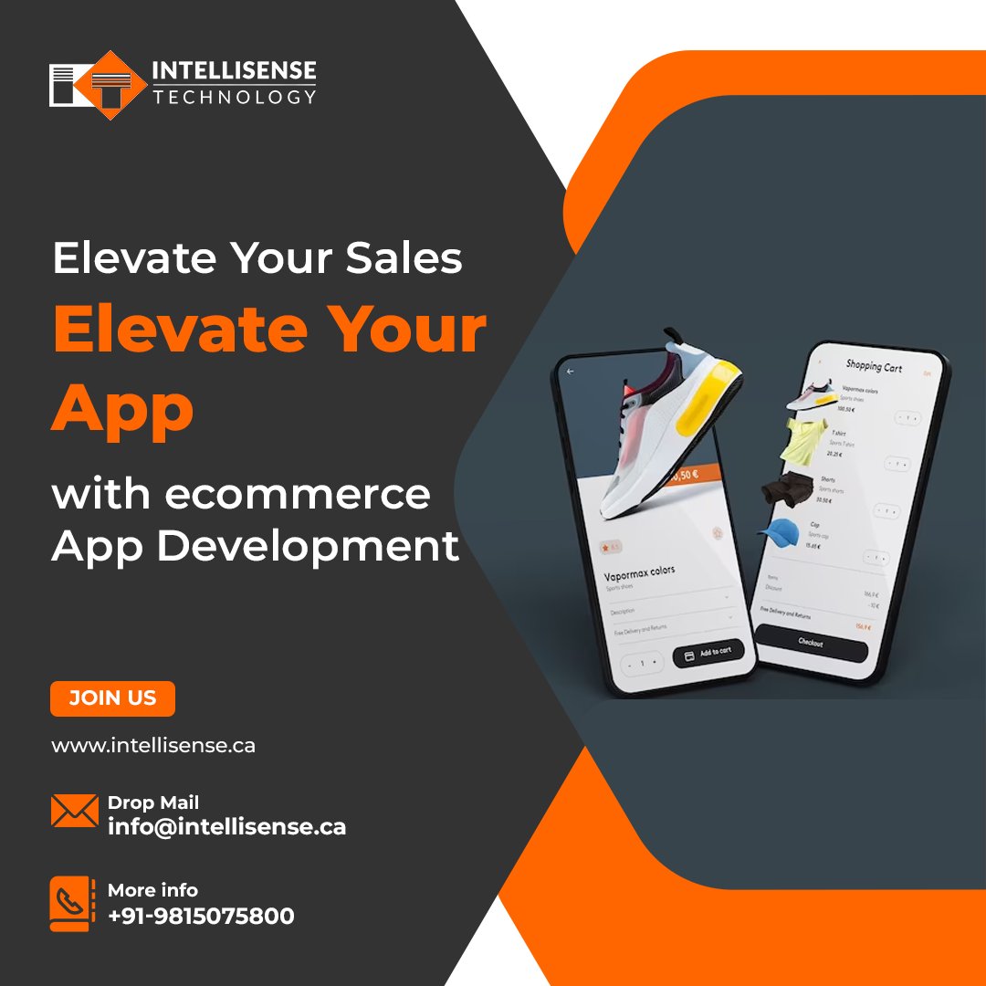 Intelisensetech's tweet image. Empower your business with a user-friendly and feature-rich ecommerce app. Our development services are tailored to meet your unique needs.

Know more about services intellisense.ca/ecommerce-app-… or contact us 9815075800

#intellisensetechnology #appdevelopment #appdevelopmentservices