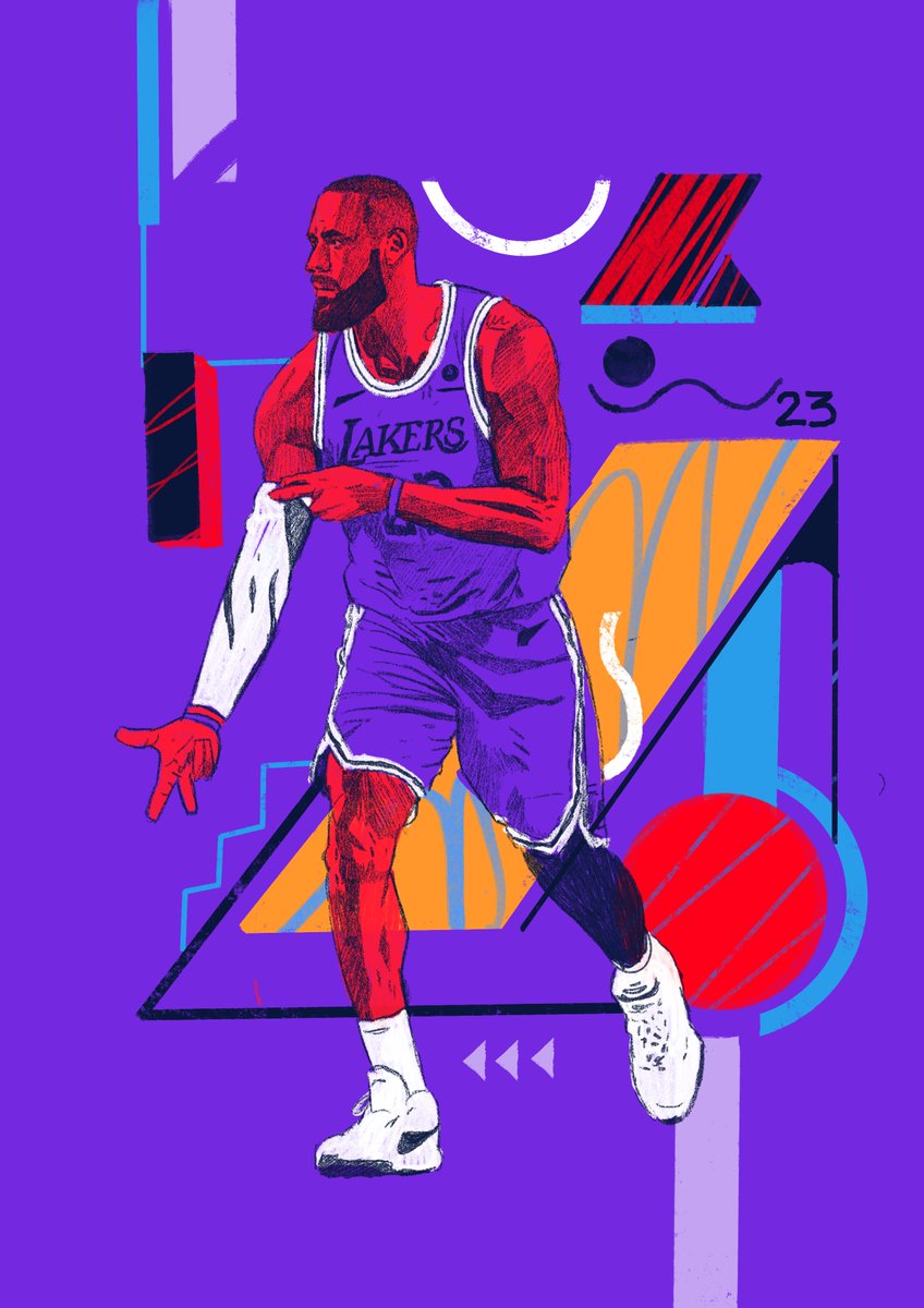 Yellowcardas's tweet image. 🏀 LeBron James, a living legend, still dominating the market and pushing the boundaries of basketball🌟 #XPlatformSports #LeBronMagic #MarketDominance #BasketballIcon 🚀🏀 #nba #illustration #lebronjames
